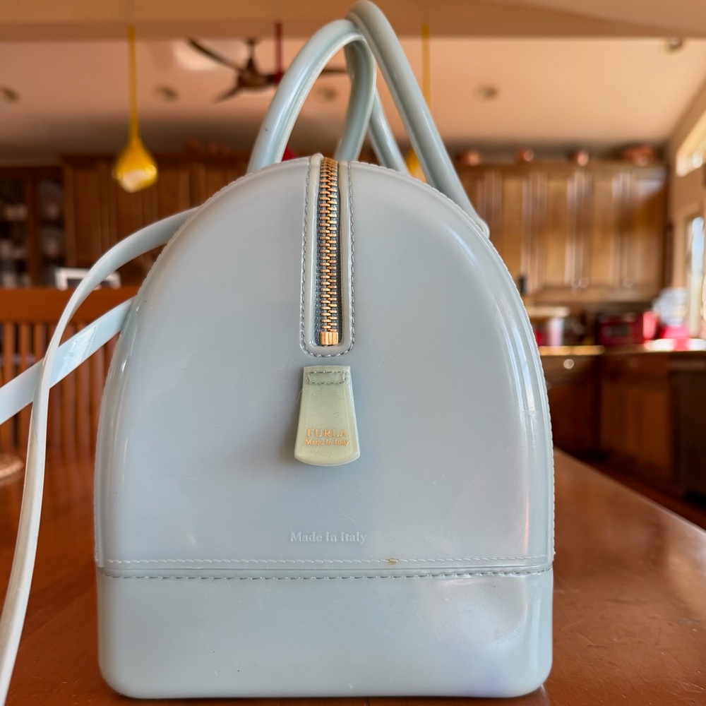 Furla Sky Blue Satchel Set - Picture 3 of 7